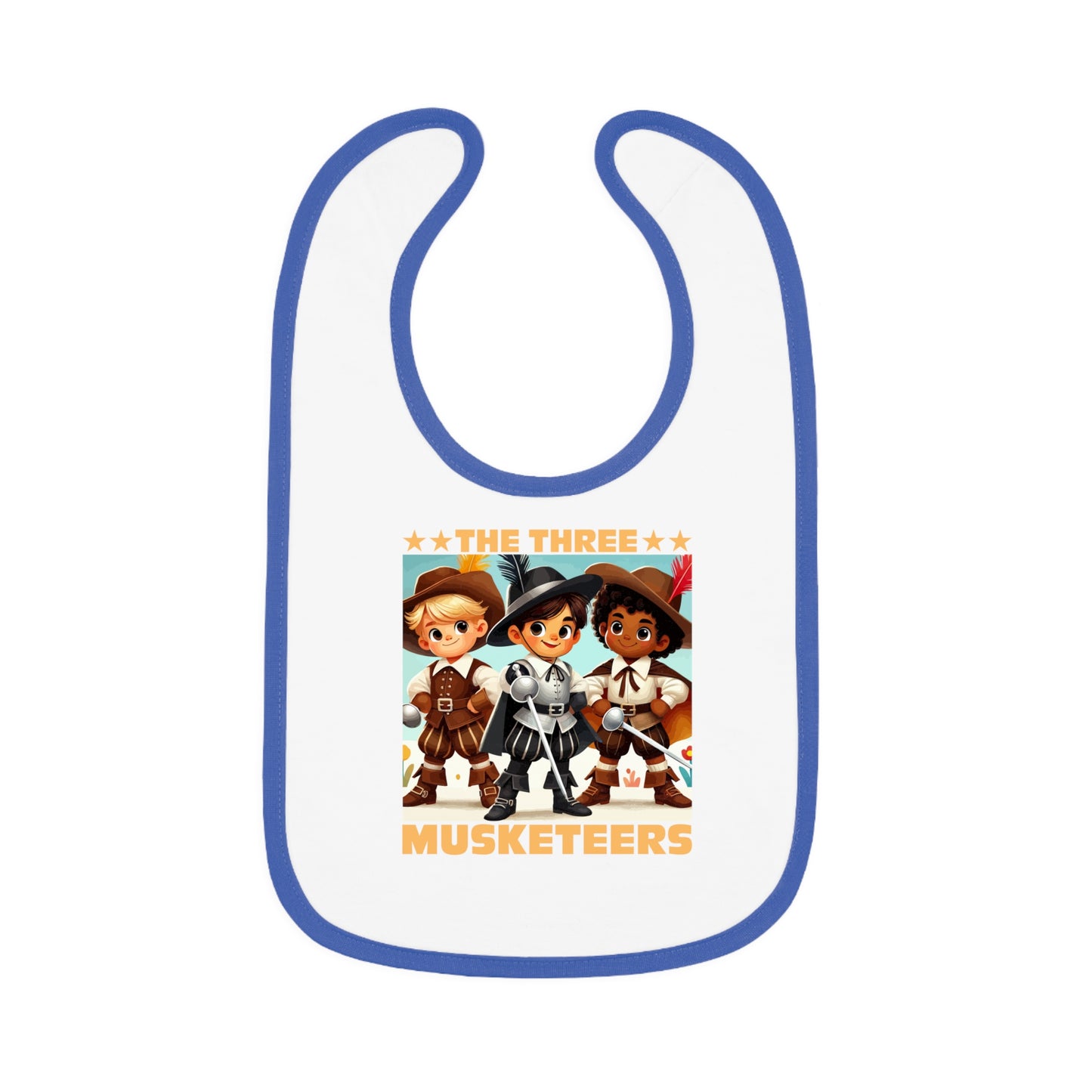 Baby Bib - The Three Musketeers Adventure Bib for Toddlers