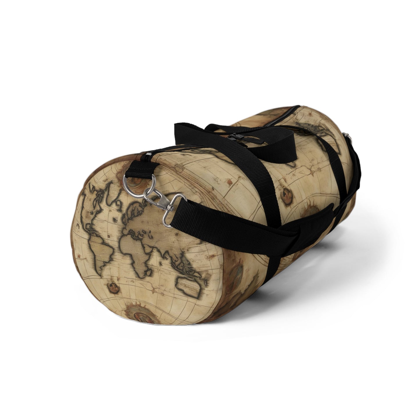 Vintage World Map Duffel Bag - Travel Companion for Adventurers