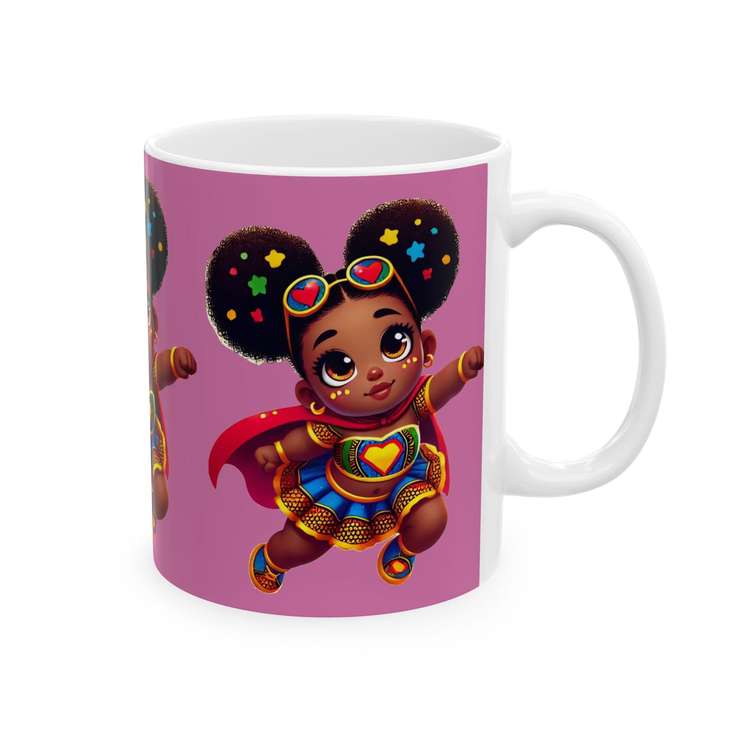 Vibrant Cartoon Character Ceramic Mug - Perfect for Teens & Young Adults, 11oz and 15oz Sizes