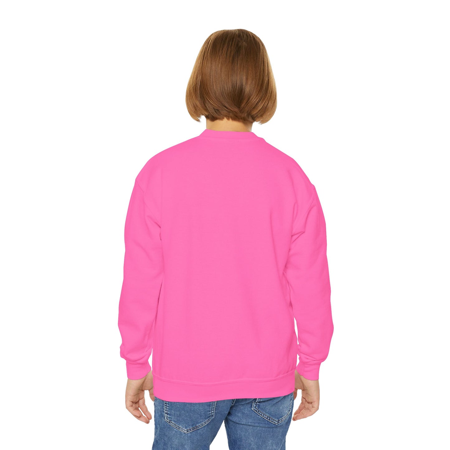 Rainbow Unicorn Youth Crewneck Sweatshirt - Magical Adventure Design