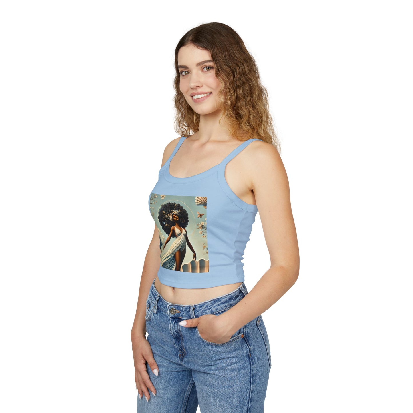 Boho Mermaid Women's Spaghetti Strap Tank Top - Summer Vibes