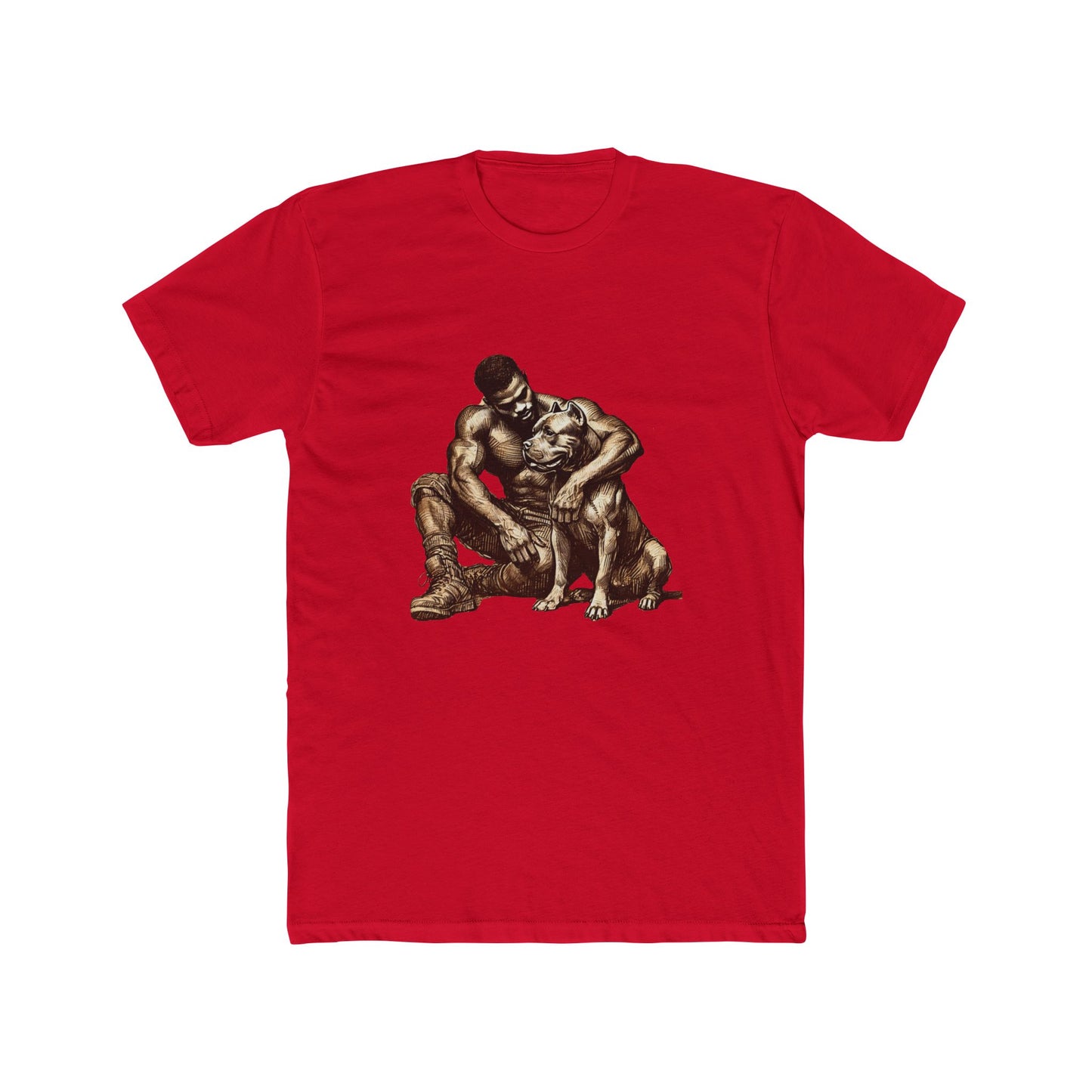 Muscle & Dog Bond Unisex Cotton Crew Tee