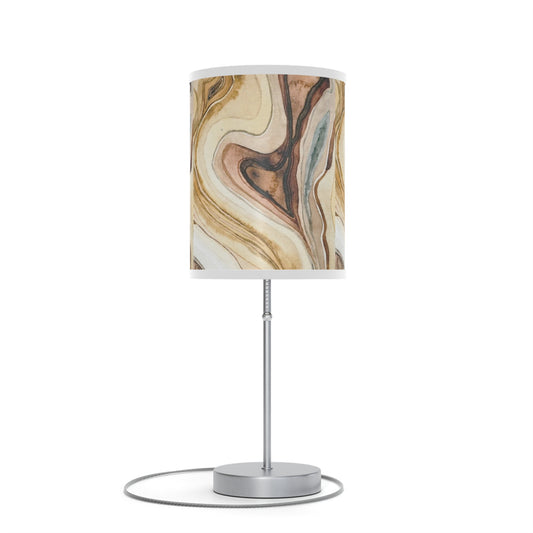 Elegant Marble Table Lamp - Chic Home Décor Accent