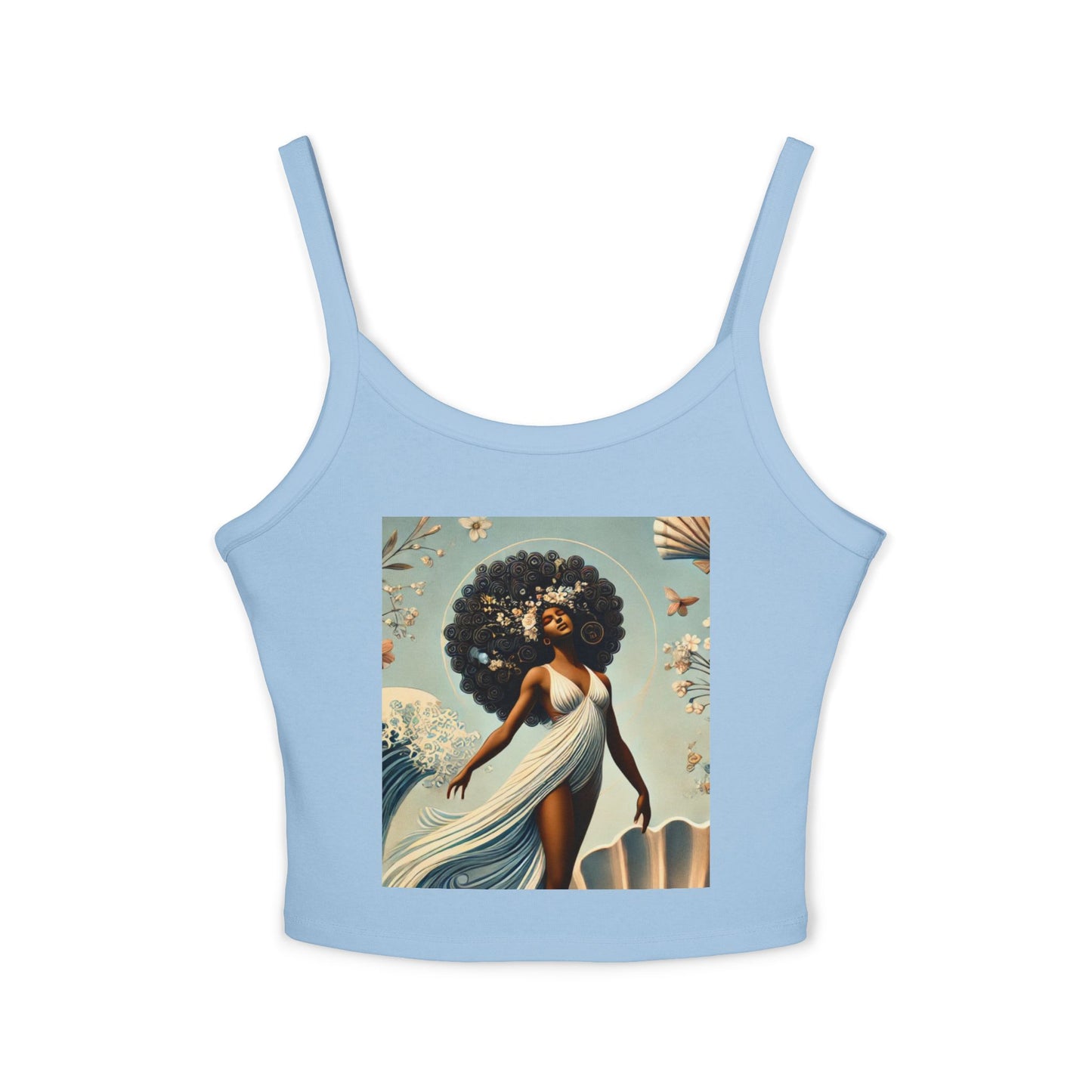 Boho Mermaid Women's Spaghetti Strap Tank Top - Summer Vibes