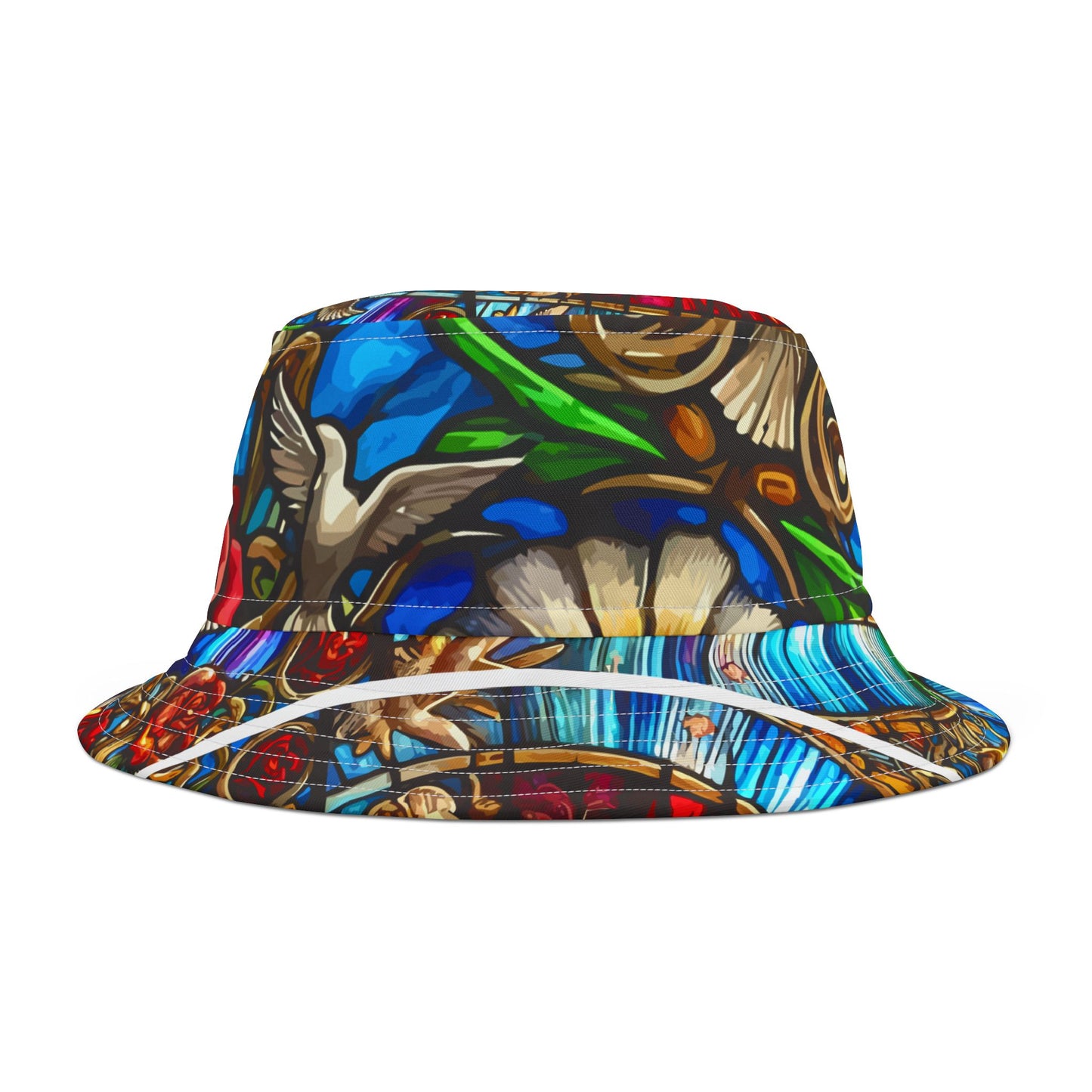 Colorful Floral Pattern Bucket Hat - Perfect for Summer Fun