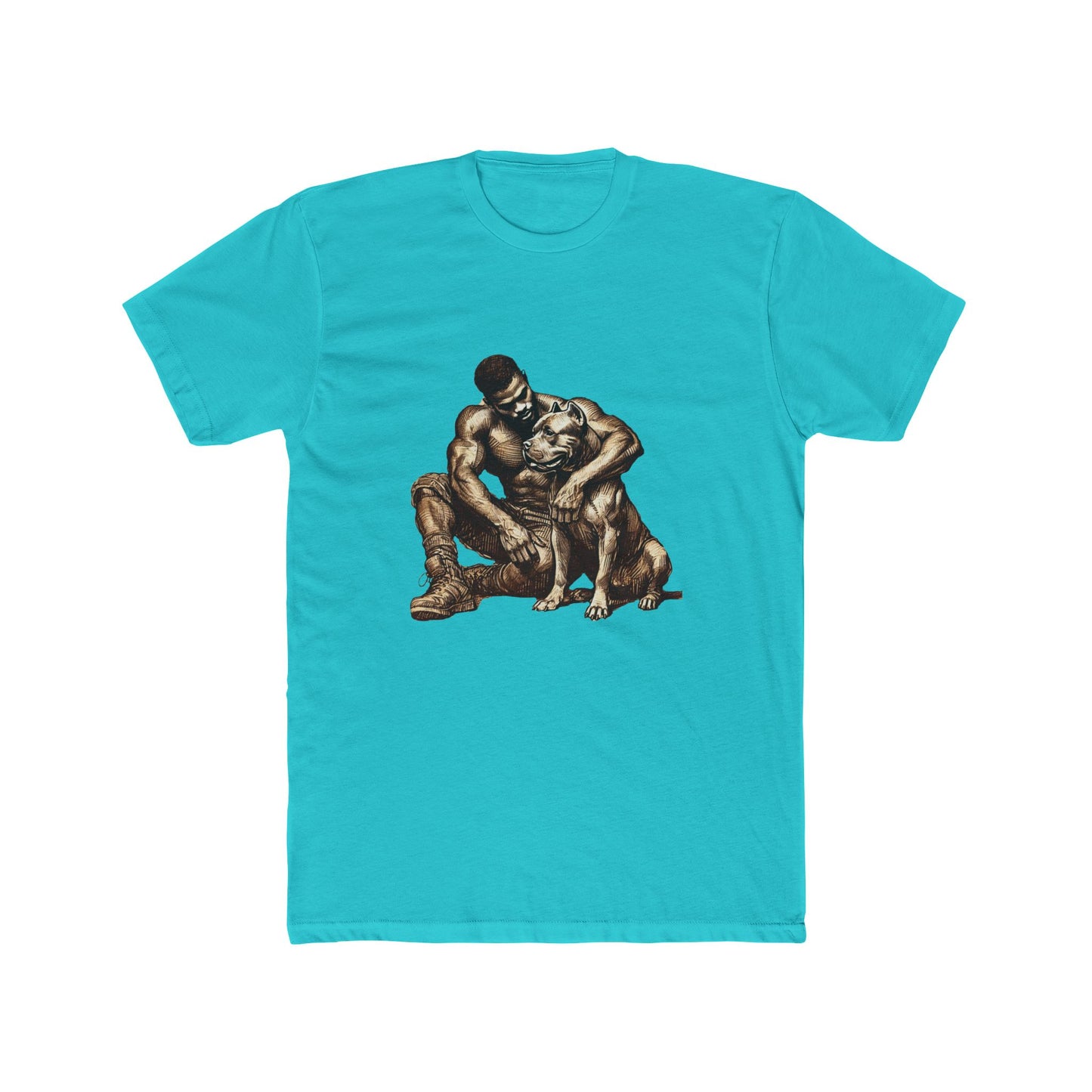 Muscle & Dog Bond Unisex Cotton Crew Tee