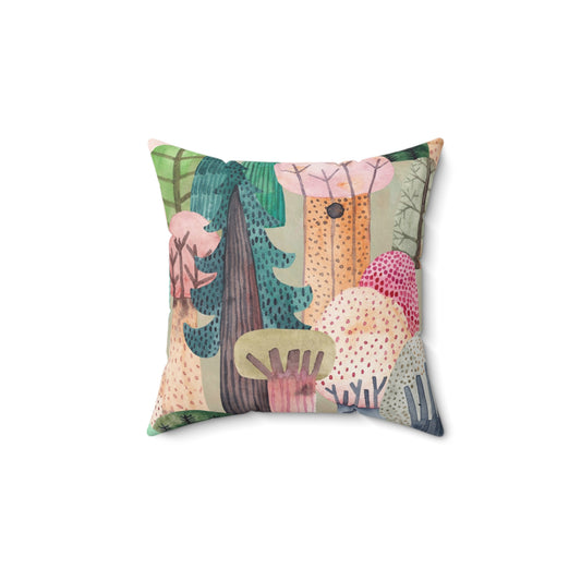 Spun Polyester Square Pillow