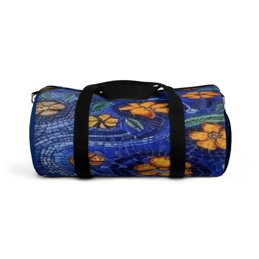 Vibrant Floral Duffel Bag - Stylish Travel Companion for Adventures and Workouts