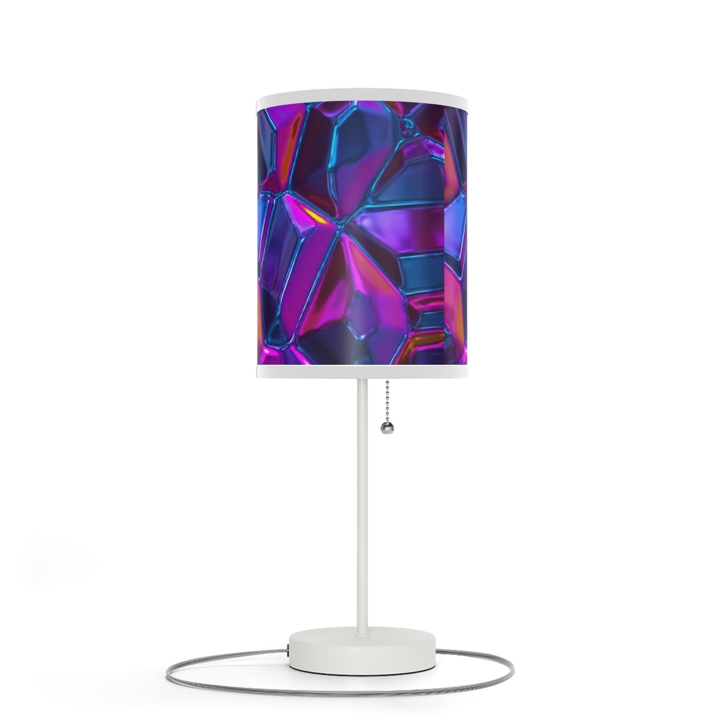 Modern Geometric Table Lamp - Vibrant LED Design for Home Decor