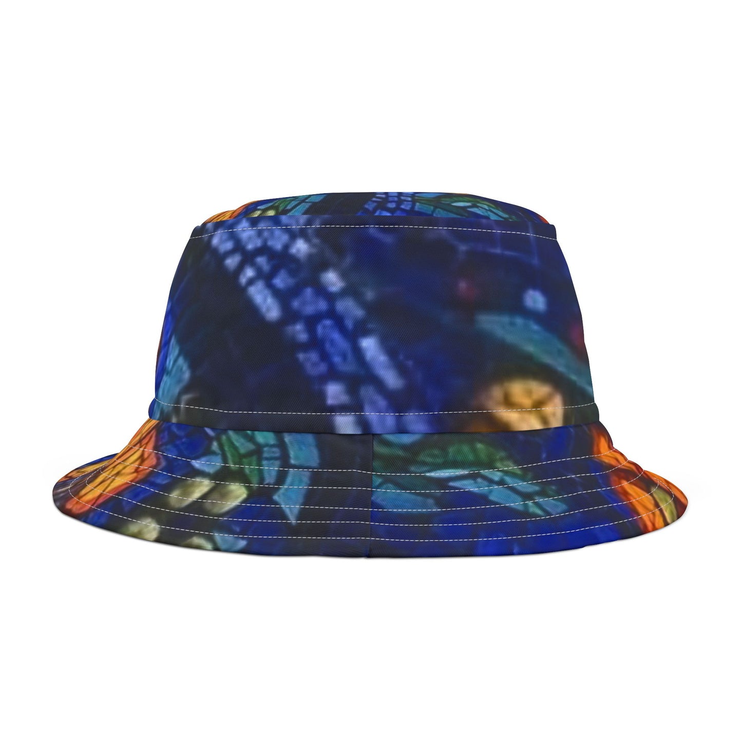 Colorful Tropical Print Bucket Hat for Summer Adventures