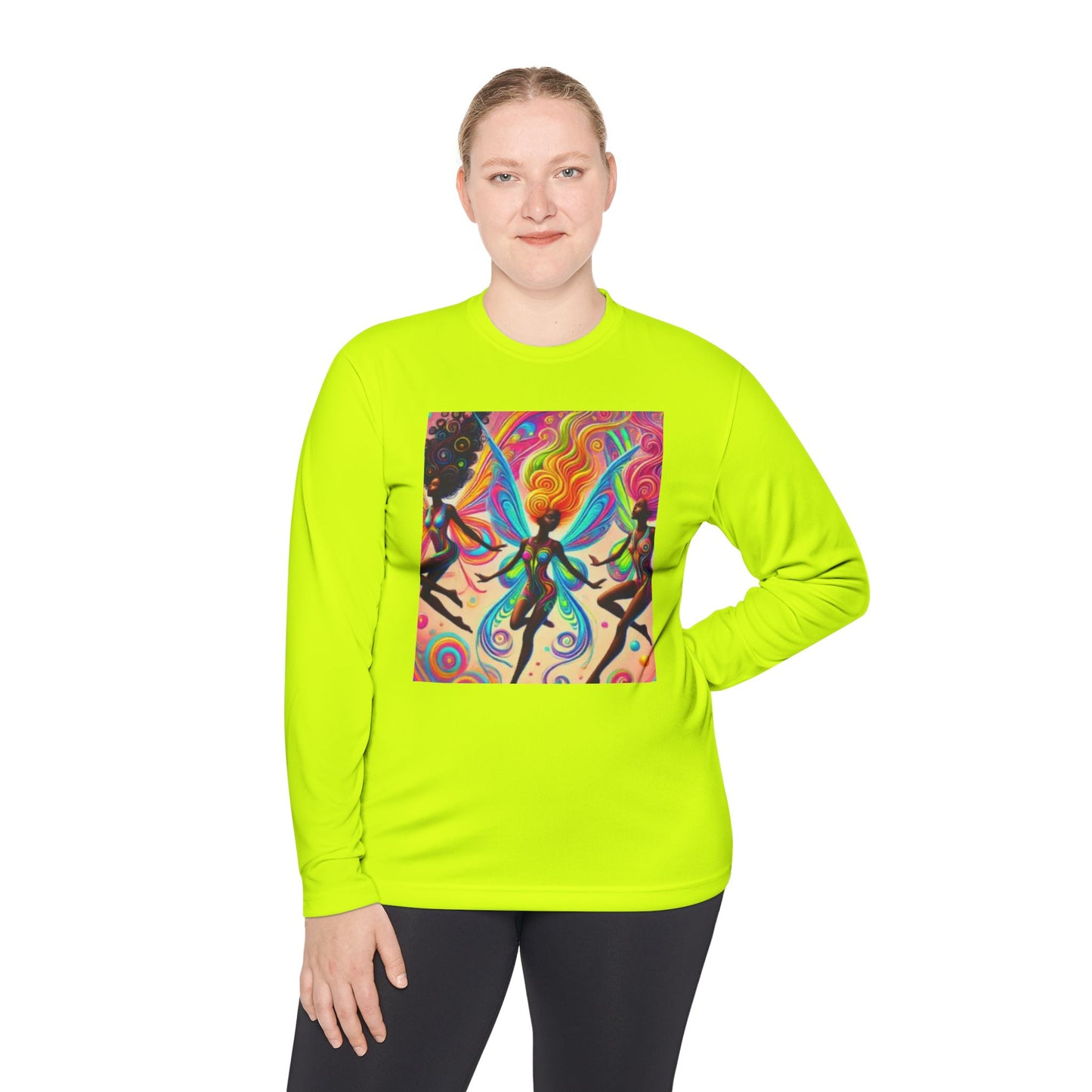 Colorful Dance Art Unisex Lightweight Long Sleeve Tee - Perfect for Festivals & Celebrations