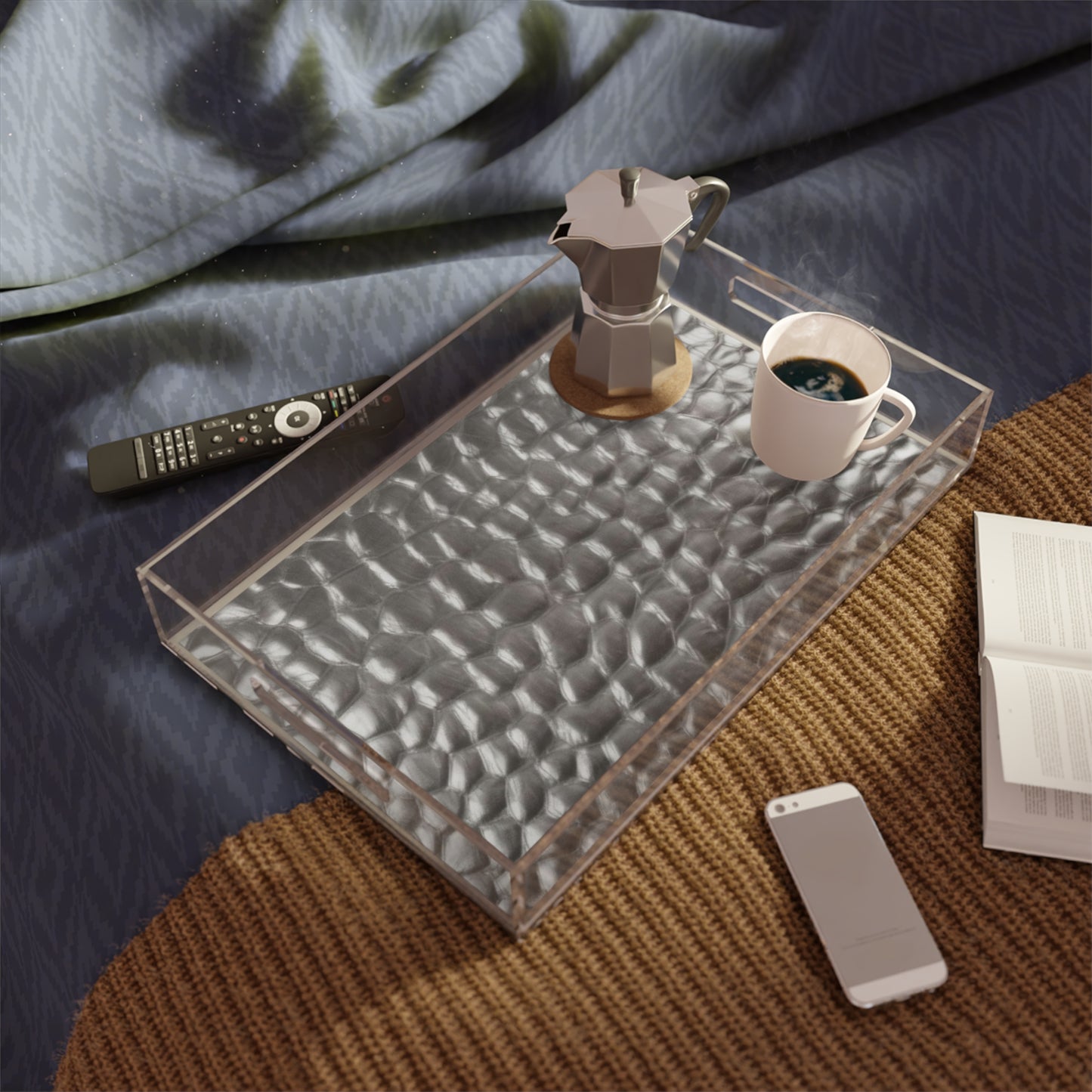 Elegant Acrylic Serving Tray - Modern Design for Entertaining & Home Décor