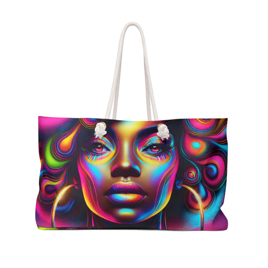 Colorful Art Weekender Bag - Vibrant Travel Tote for Beach, Gym & Getaways