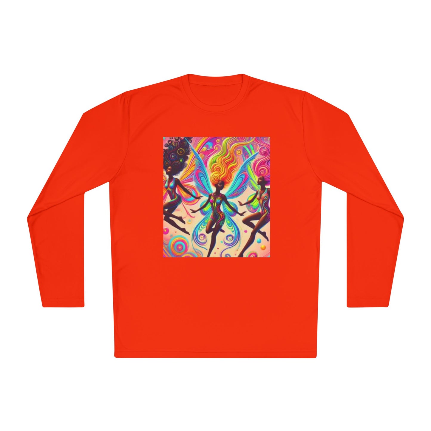 Colorful Dance Art Unisex Lightweight Long Sleeve Tee - Perfect for Festivals & Celebrations