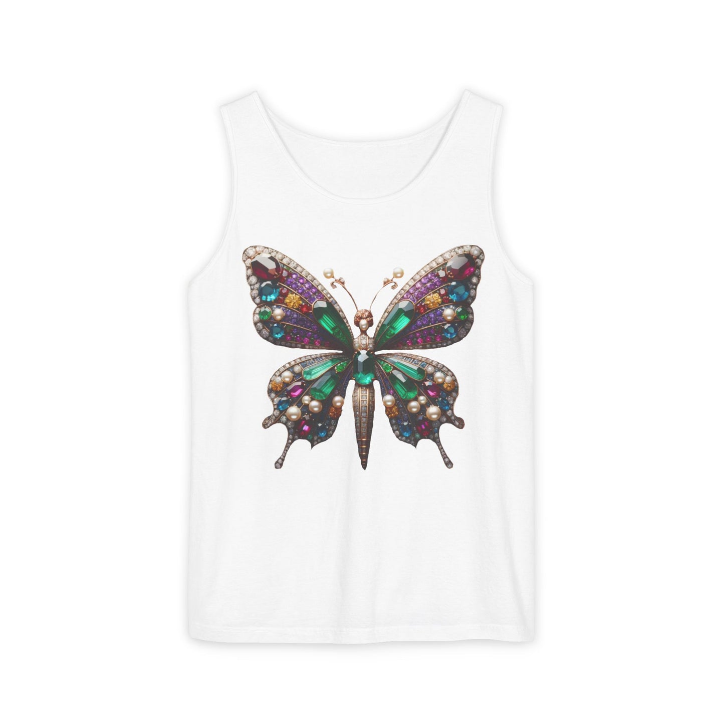 Butterfly Art Unisex Tank Top – Vibrant Summer Style
