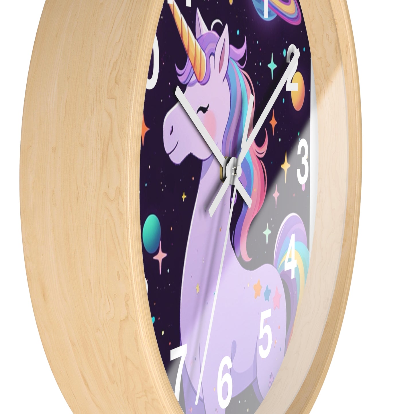 Magical Unicorn Wall Clock - Cosmic Decor for Kids' Rooms