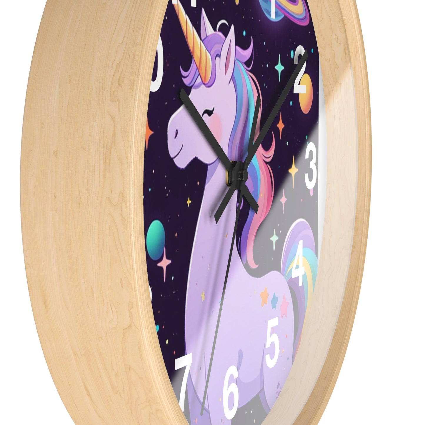 Magical Unicorn Wall Clock - Cosmic Decor for Kids' Rooms