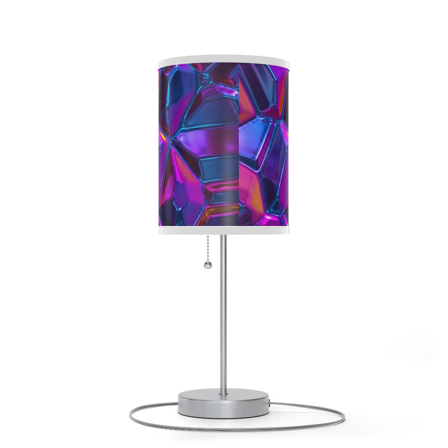 Modern Geometric Table Lamp - Vibrant LED Design for Home Decor