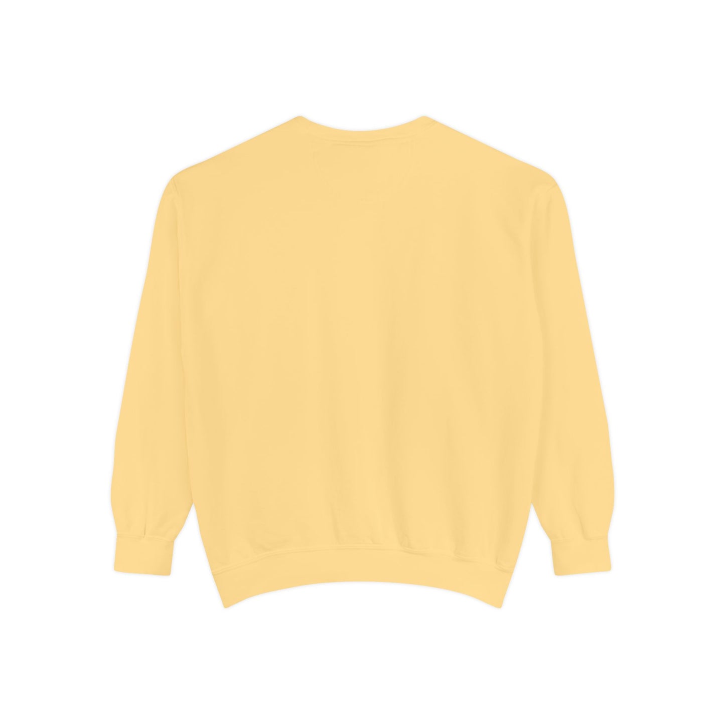 Colorful Stained Glass Flower Sweatshirt - Unisex Garment-Dyed Pullover