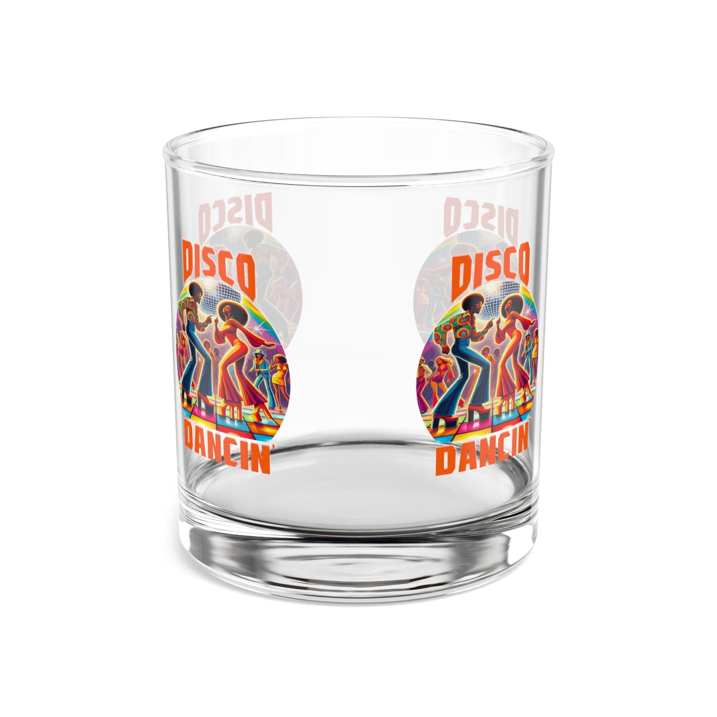 Groovy 10oz Rocks Glass - Vibrant Retro Drinkware for Celebrations