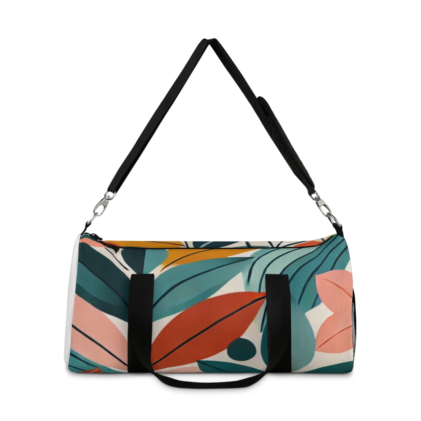 Tropical Floral Duffel Bag - Perfect for Travel and Gym