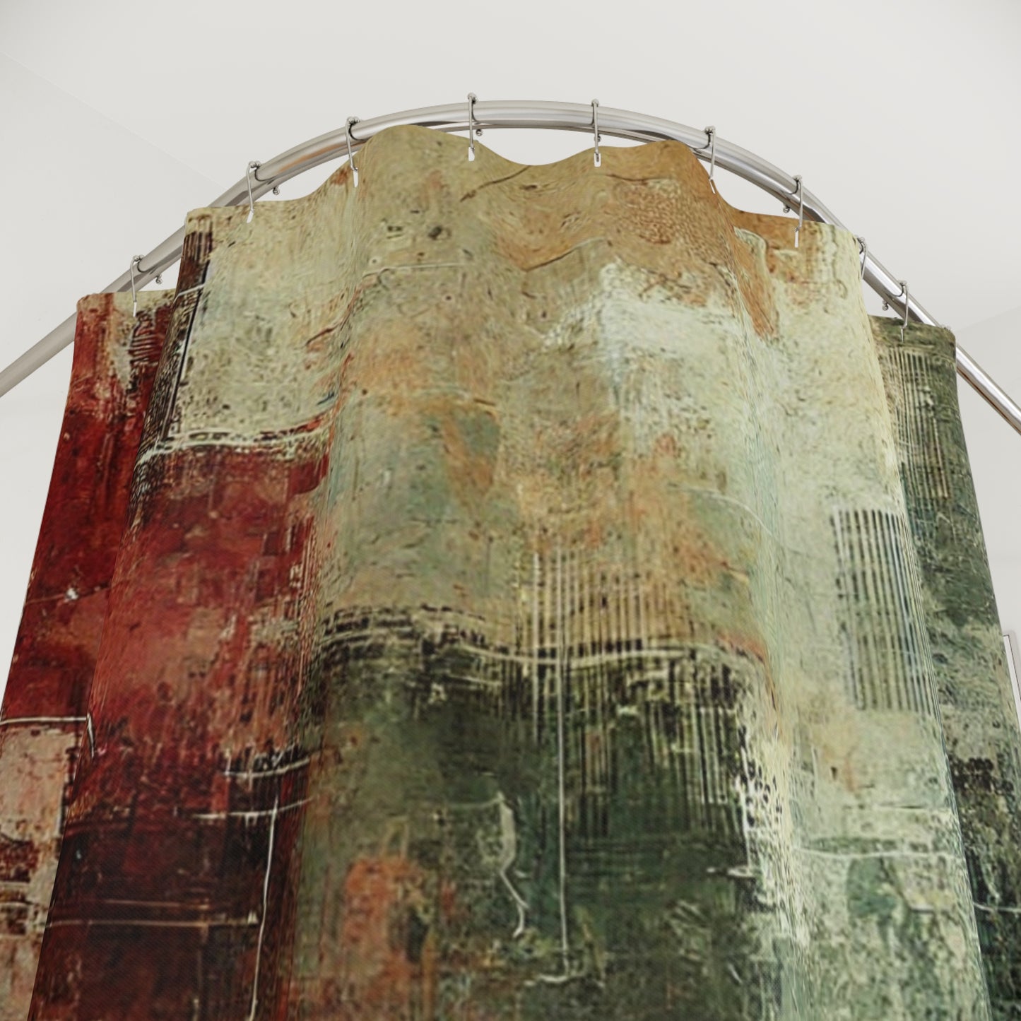 Abstract Art Shower Curtain - Modern Artistic Décor for Your Bathroom