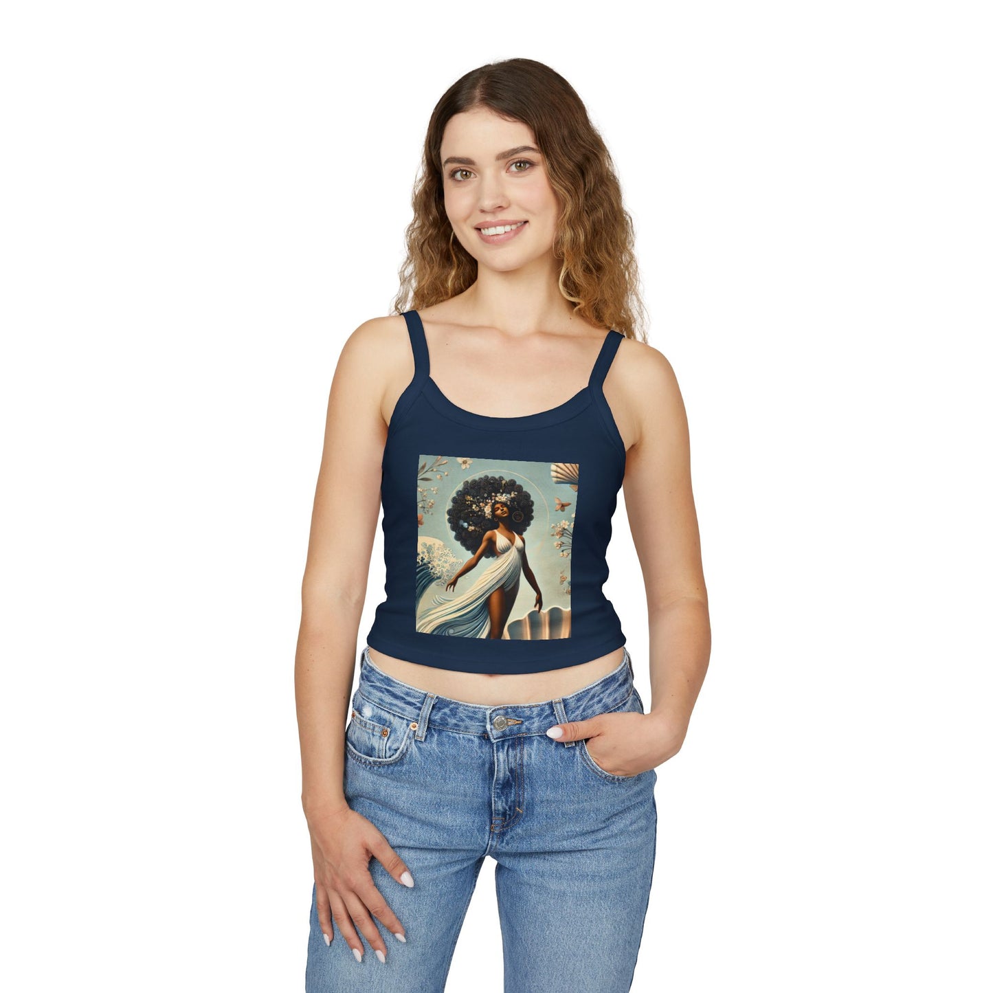 Boho Mermaid Women's Spaghetti Strap Tank Top - Summer Vibes