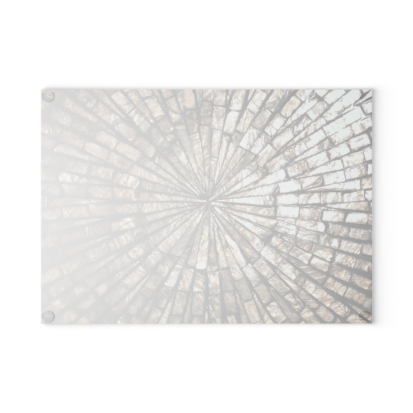 Rustic Stone Pattern Glass Cutting Board - Elegant Kitchen Essentials for Home Chefs