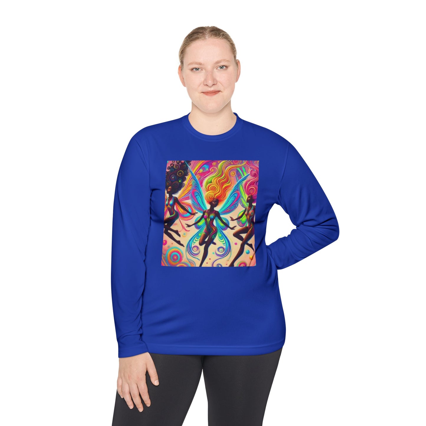 Colorful Dance Art Unisex Lightweight Long Sleeve Tee - Perfect for Festivals & Celebrations