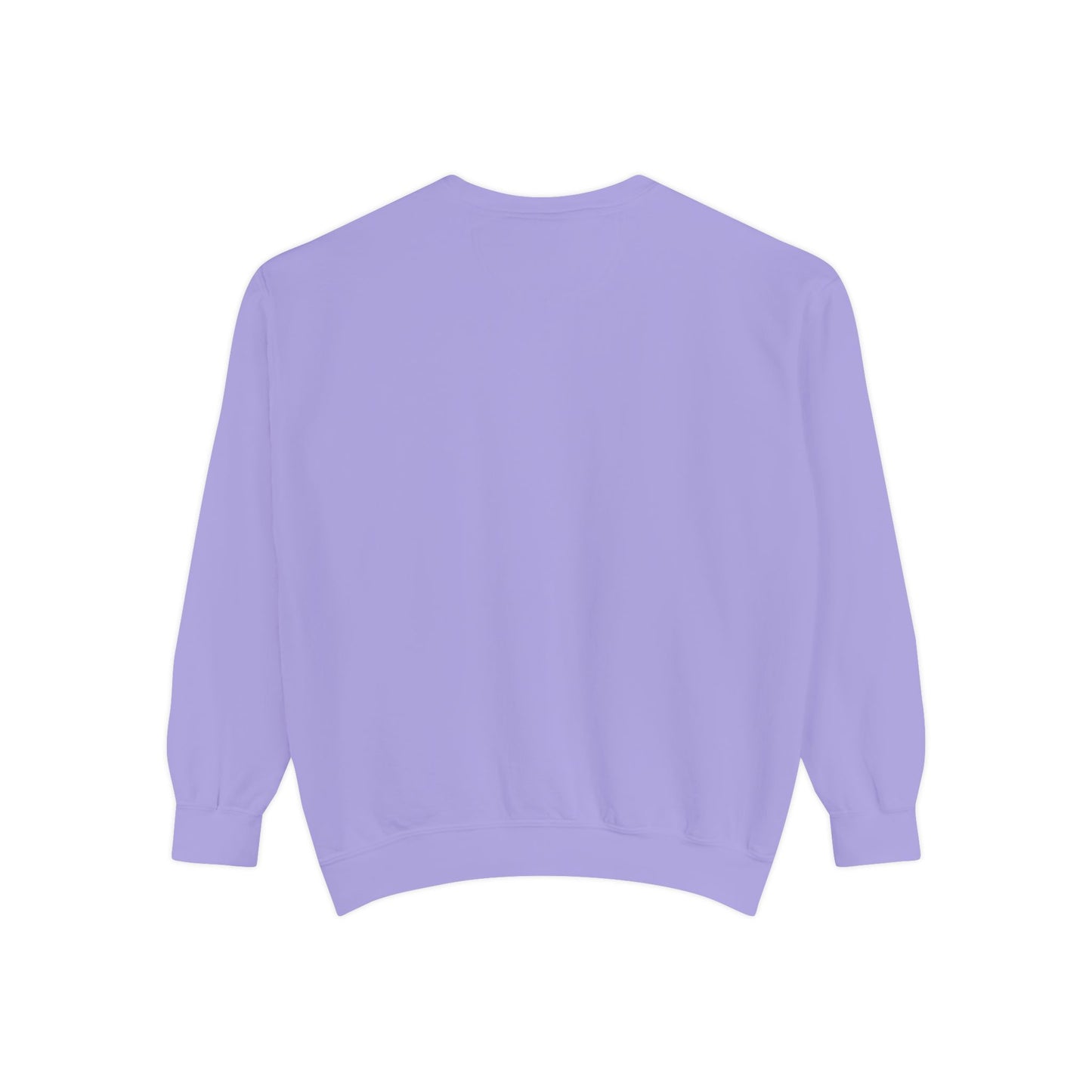Artistic Garment-Dyed Unisex Sweatshirt - Abstract Ocean Design
