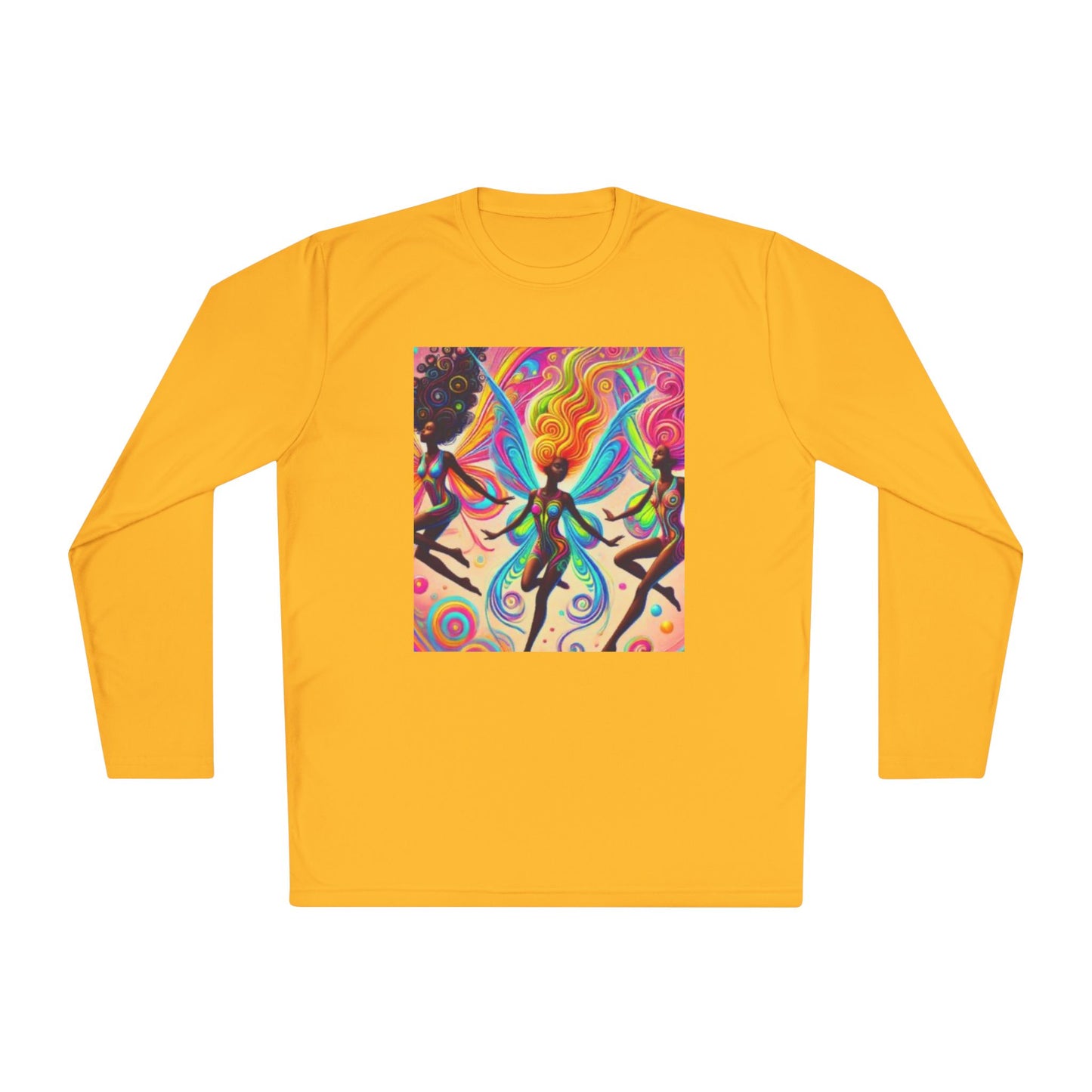 Colorful Dance Art Unisex Lightweight Long Sleeve Tee - Perfect for Festivals & Celebrations