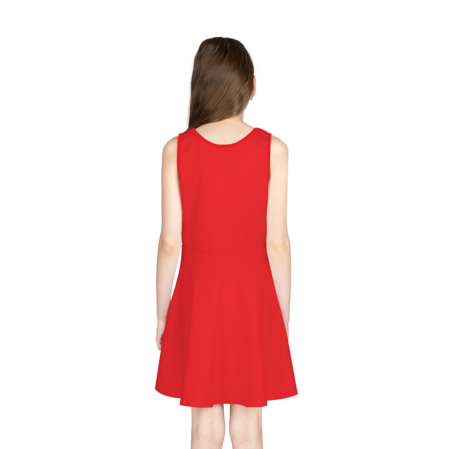Girls' Sleeveless Sundress (AOP)