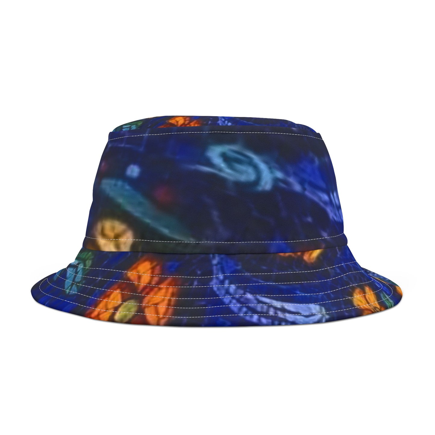 Colorful Tropical Print Bucket Hat for Summer Adventures