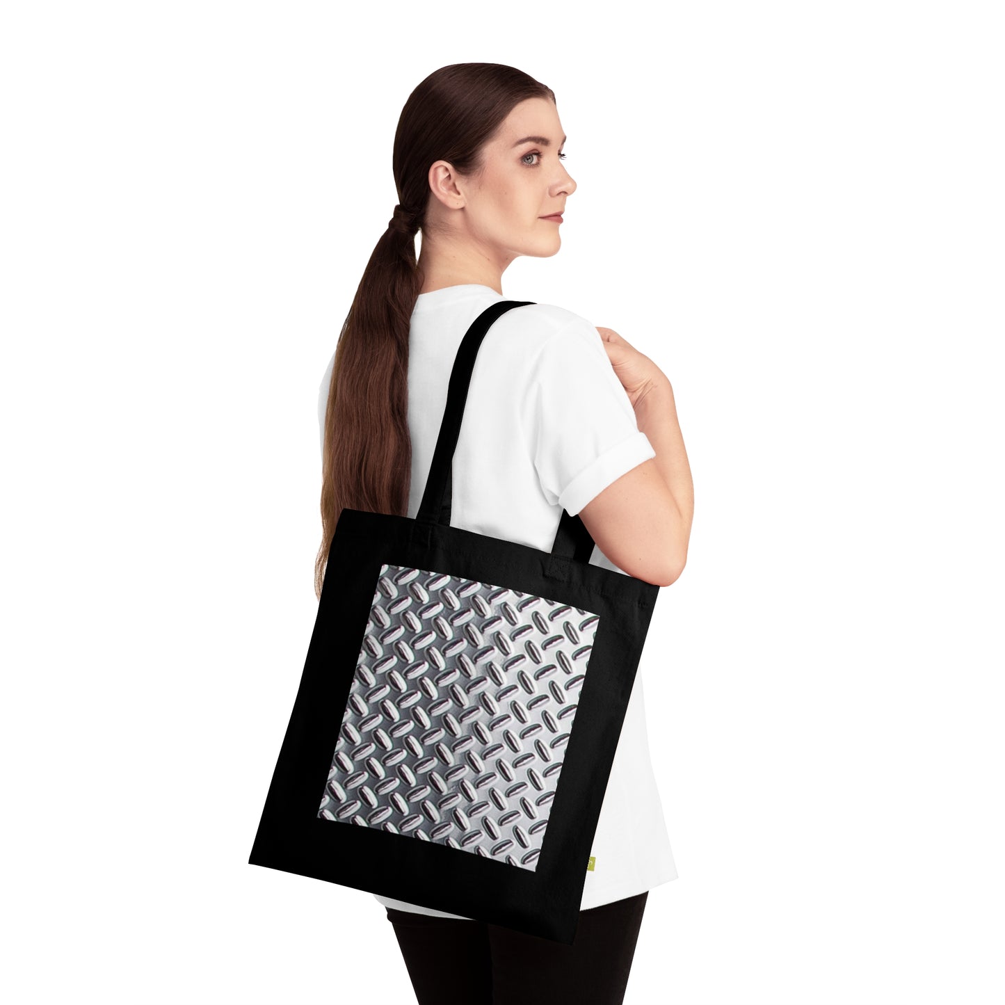 Cool Metallic Pattern Organic Cotton Tote Bag | Stylish & Sustainable