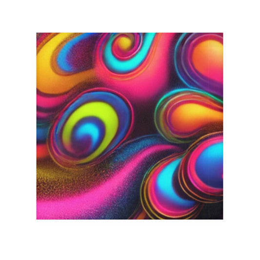 Colorful Abstract Face Towel - Soft and Vibrant for Everyday Use