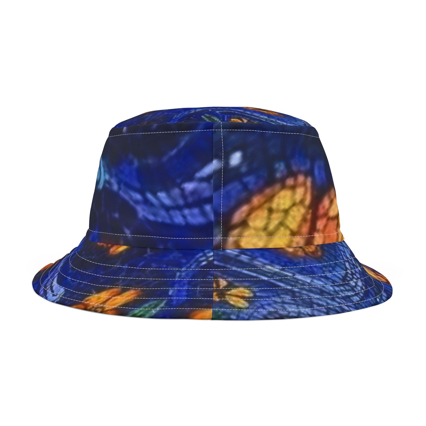 Colorful Tropical Print Bucket Hat for Summer Adventures