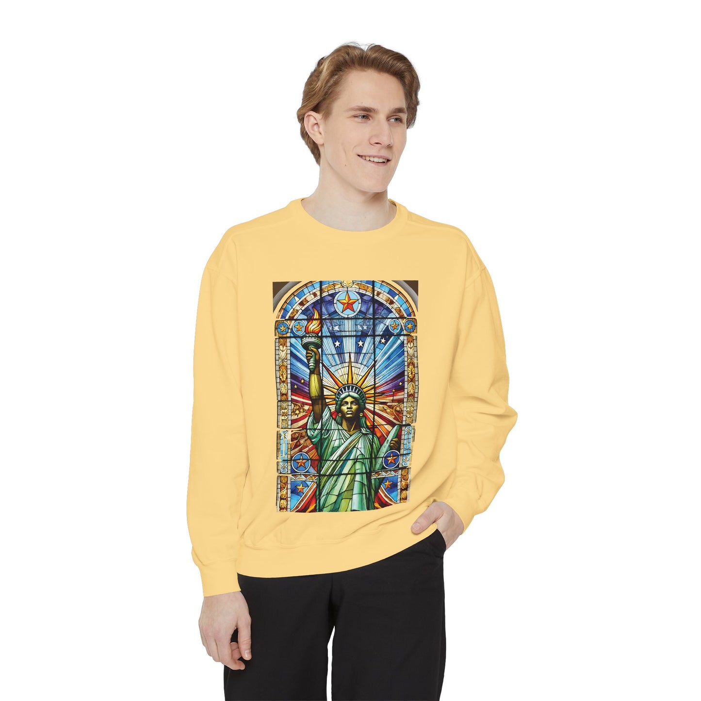 Unisex Garment-Dyed Sweatshirt