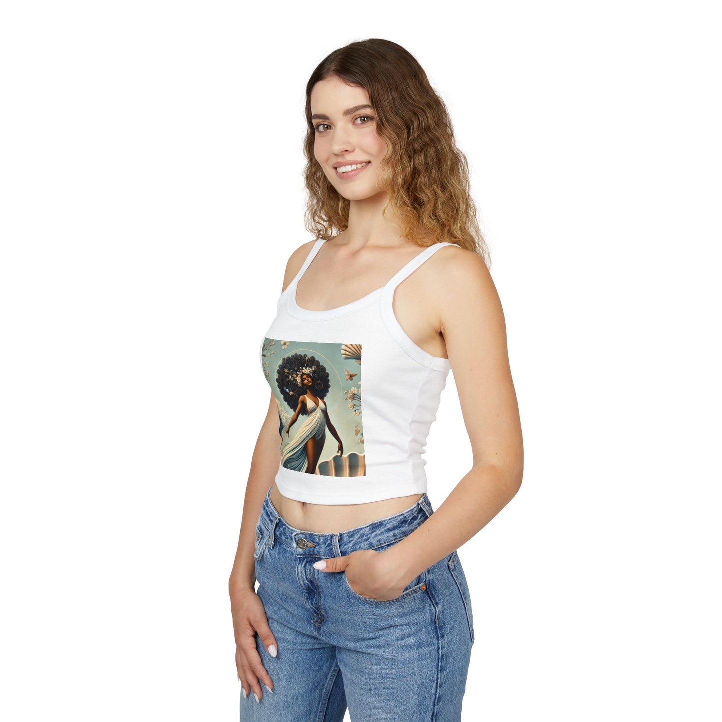 Boho Mermaid Women's Spaghetti Strap Tank Top - Summer Vibes