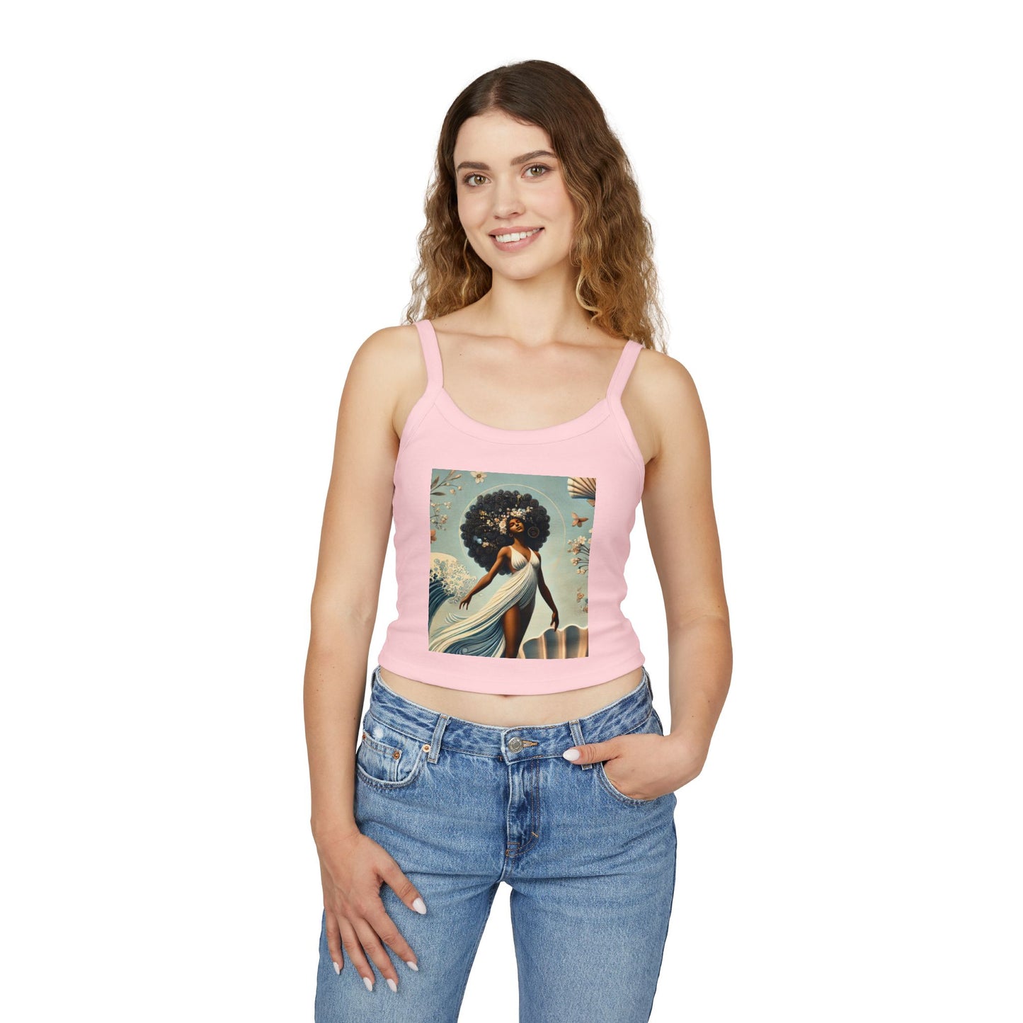 Boho Mermaid Women's Spaghetti Strap Tank Top - Summer Vibes