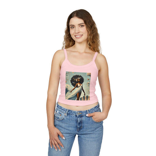 Boho Mermaid Women's Spaghetti Strap Tank Top - Summer Vibes