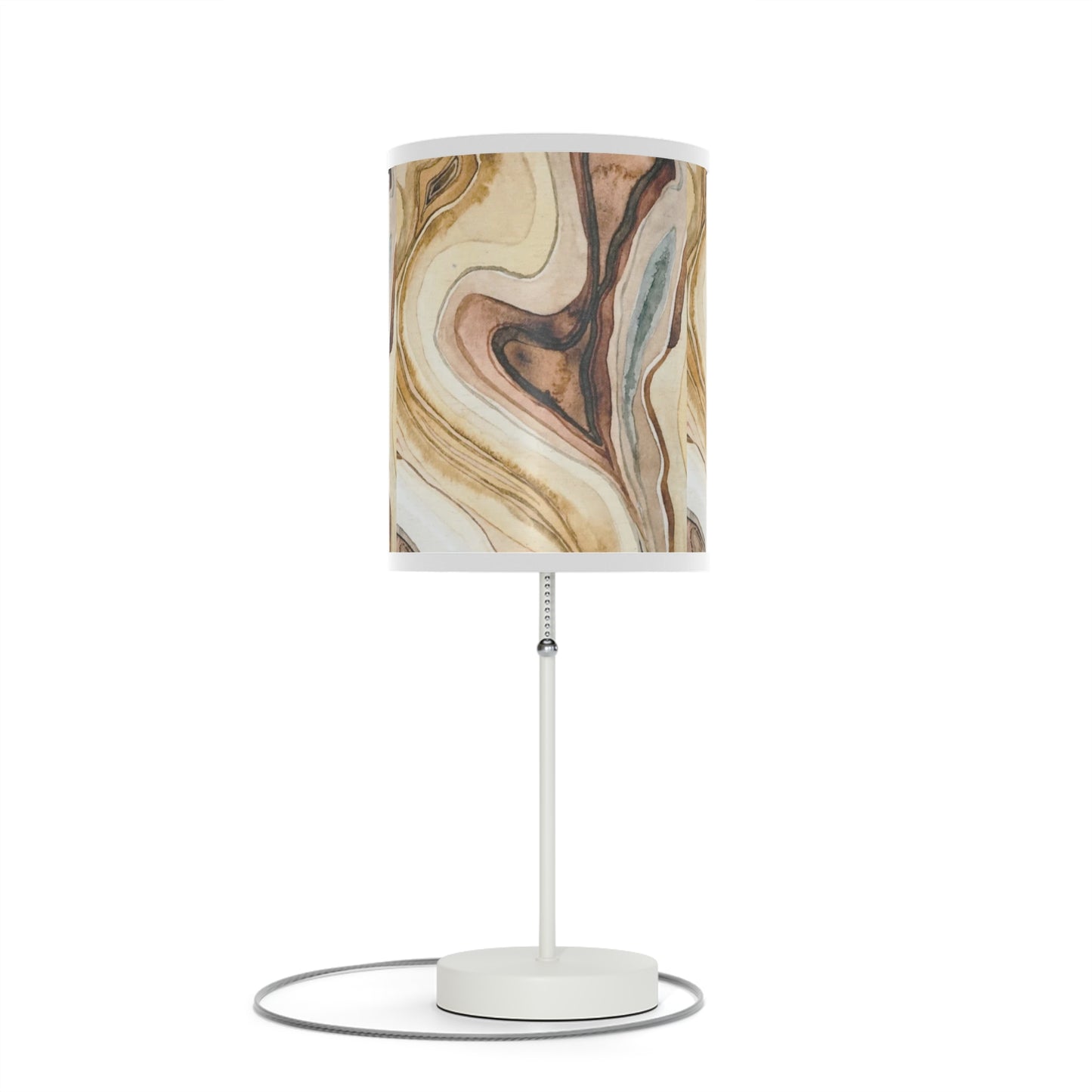 Elegant Marble Table Lamp - Chic Home Décor Accent