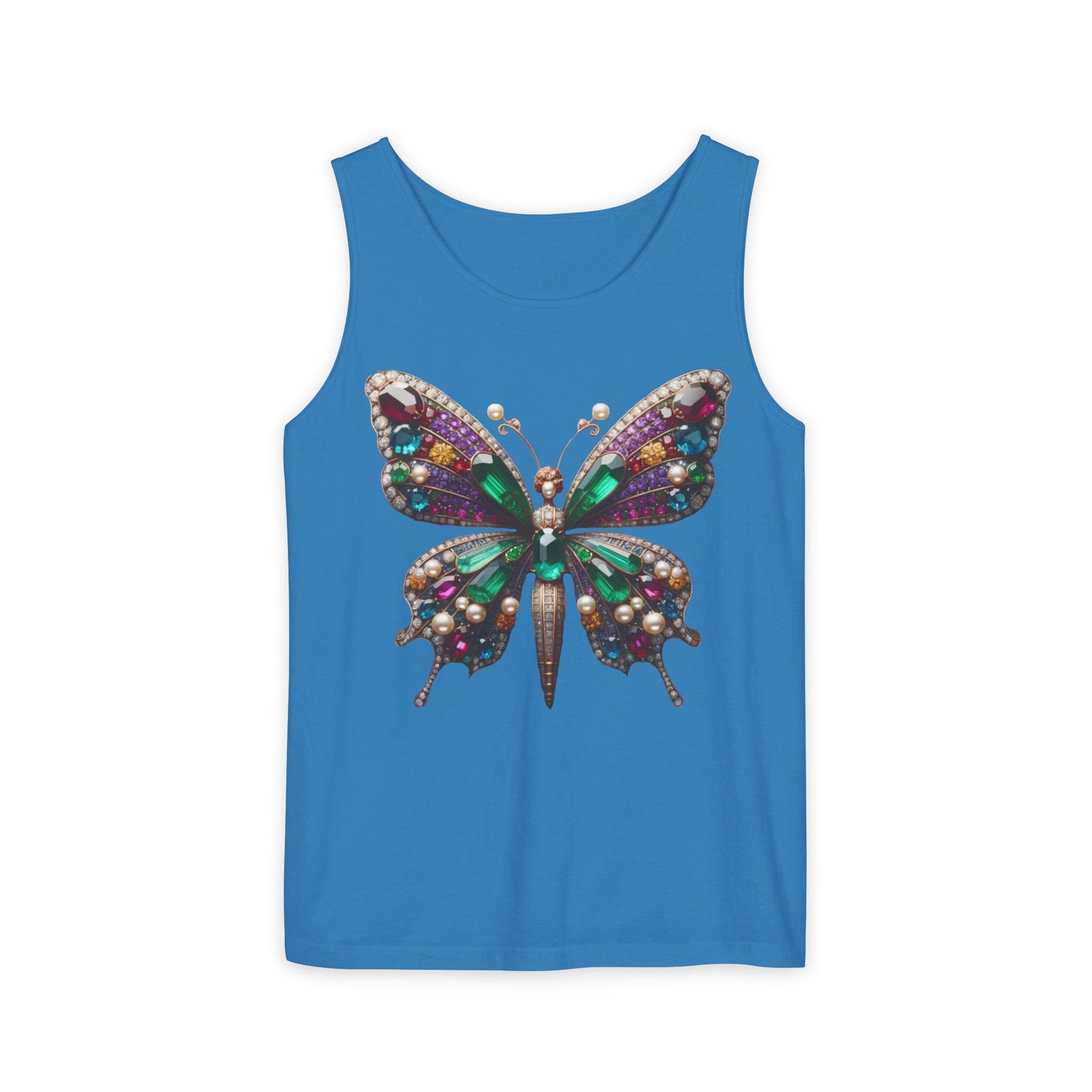 Butterfly Art Unisex Tank Top – Vibrant Summer Style