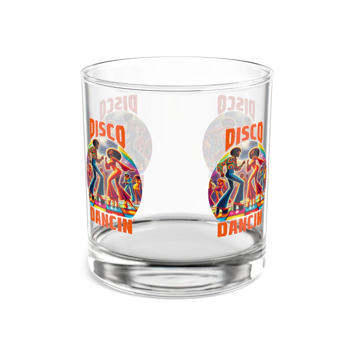 Groovy 10oz Rocks Glass - Vibrant Retro Drinkware for Celebrations