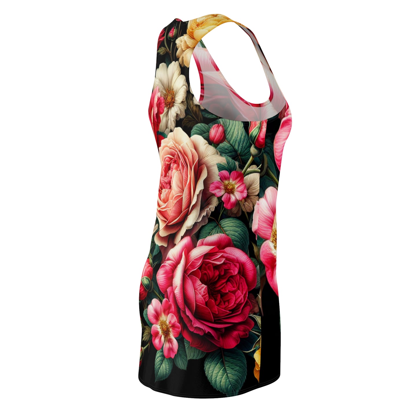 Floral Elegance Racerback Dress - Perfect for Summer Events & Weddings