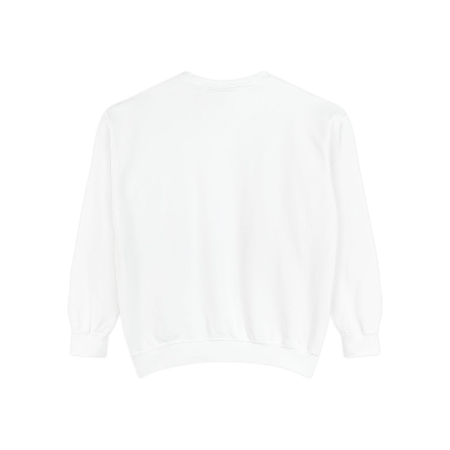 Colorful Stained Glass Flower Sweatshirt - Unisex Garment-Dyed Pullover