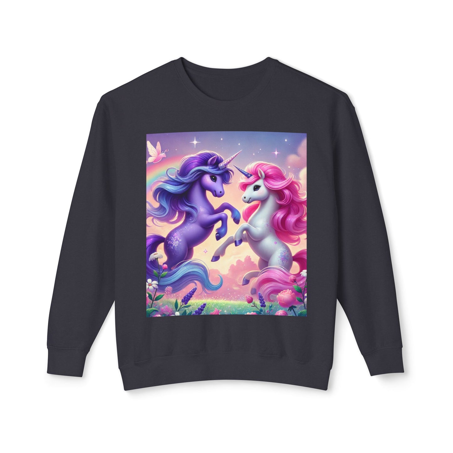 Fairytale Unicorn Crewneck Sweatshirt - Cozy and Colorful