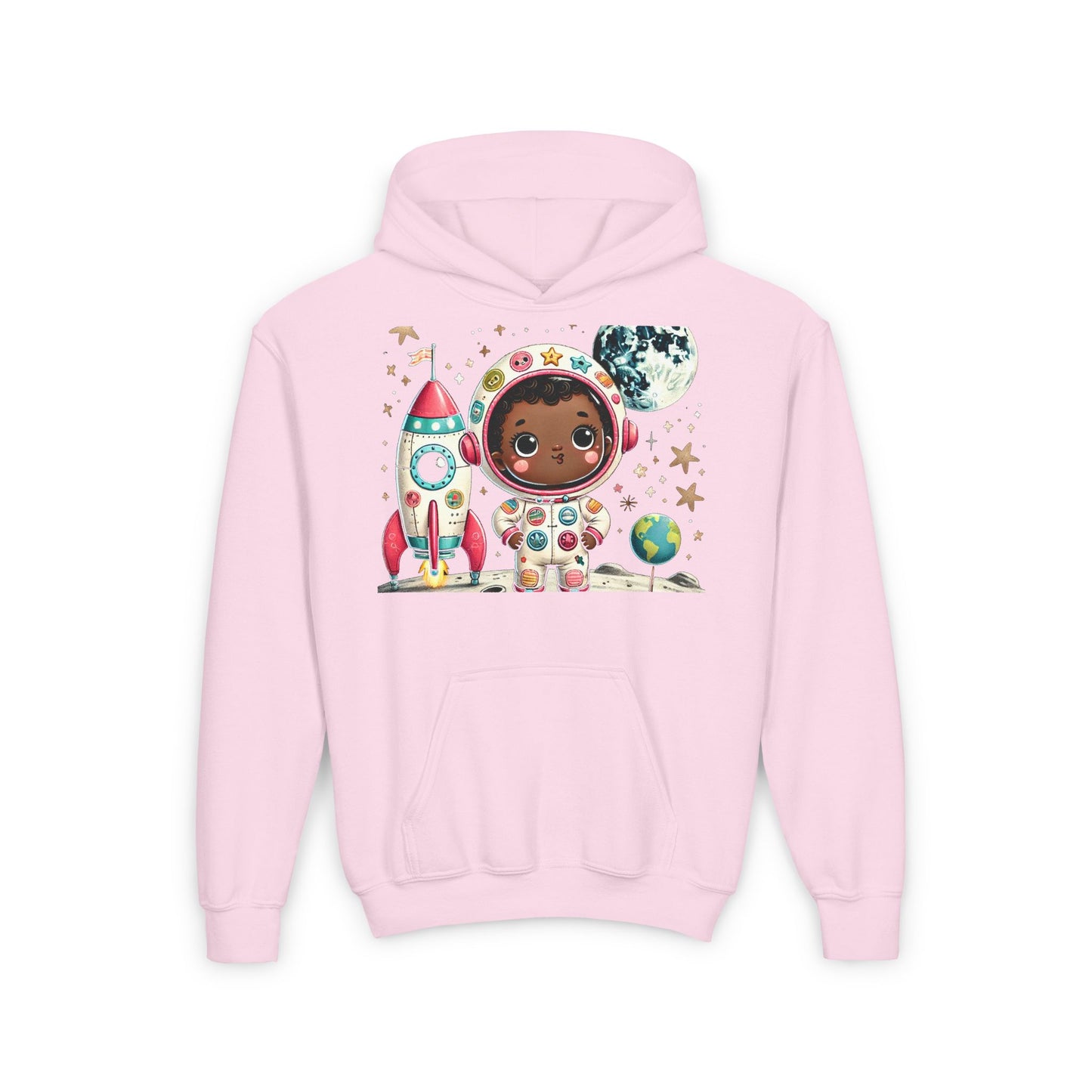 Youth Astronaut Adventure Hoodie - Fun Space Design