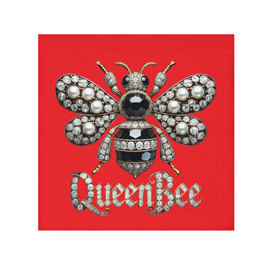 Queen Bee Luxury Face Towel - Chic Bathroom Accessory for Glamorous Decor