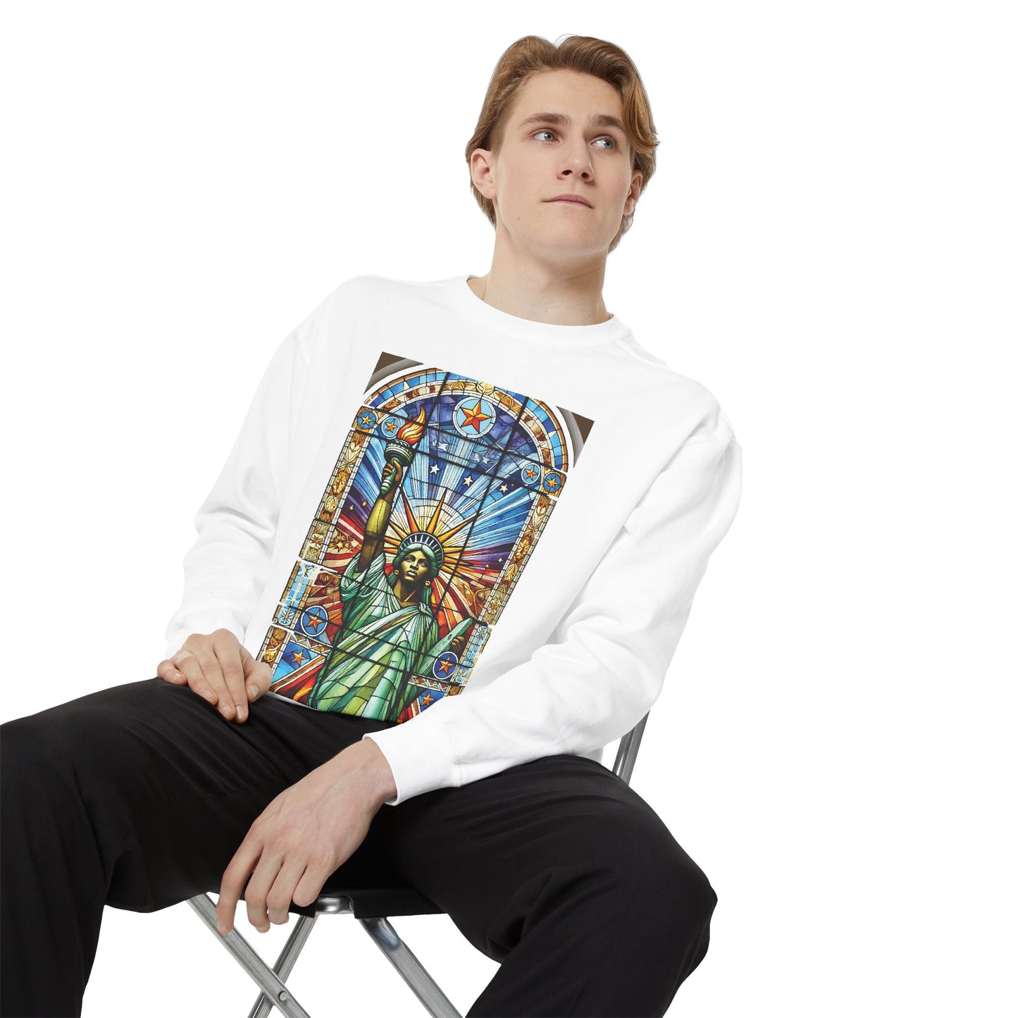 Unisex Garment-Dyed Sweatshirt