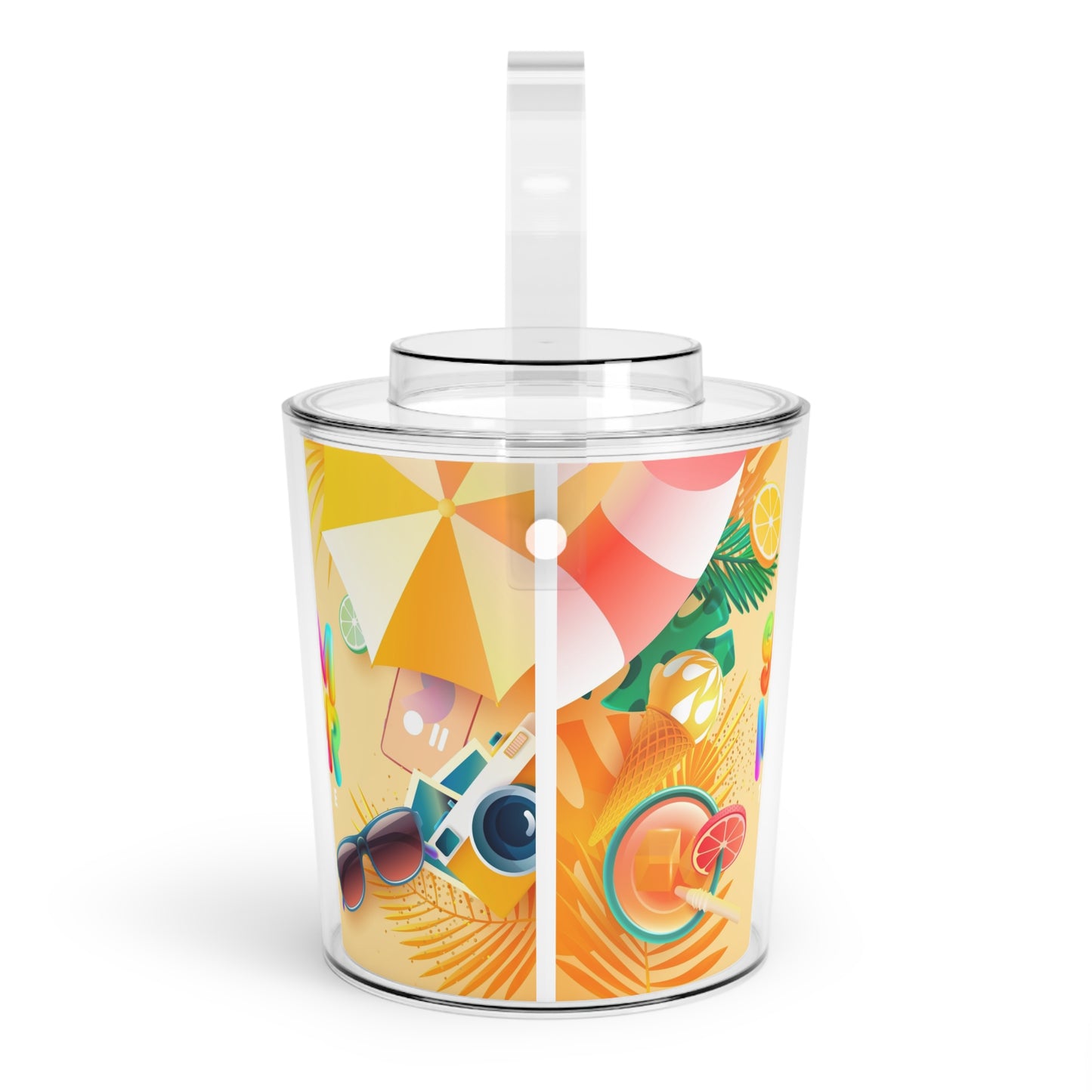 Ice Bucket with Tongs